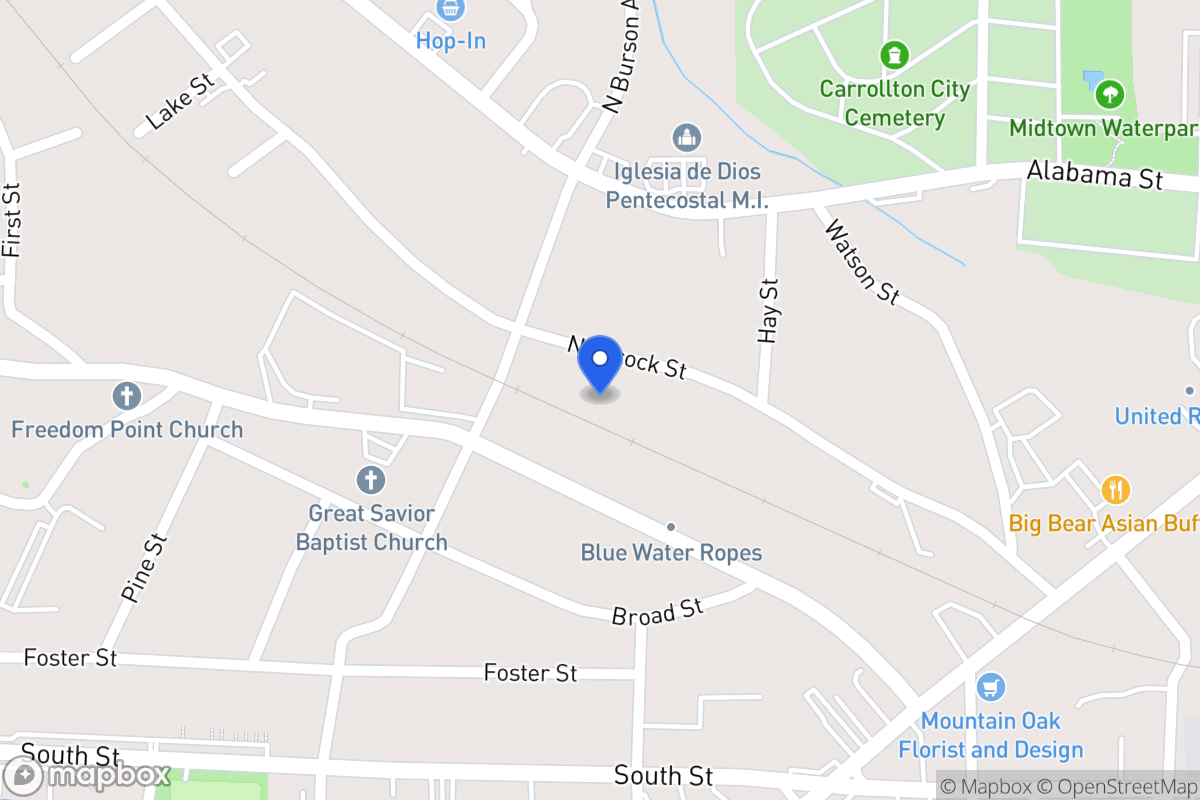 Map of 504 N Aycock St
