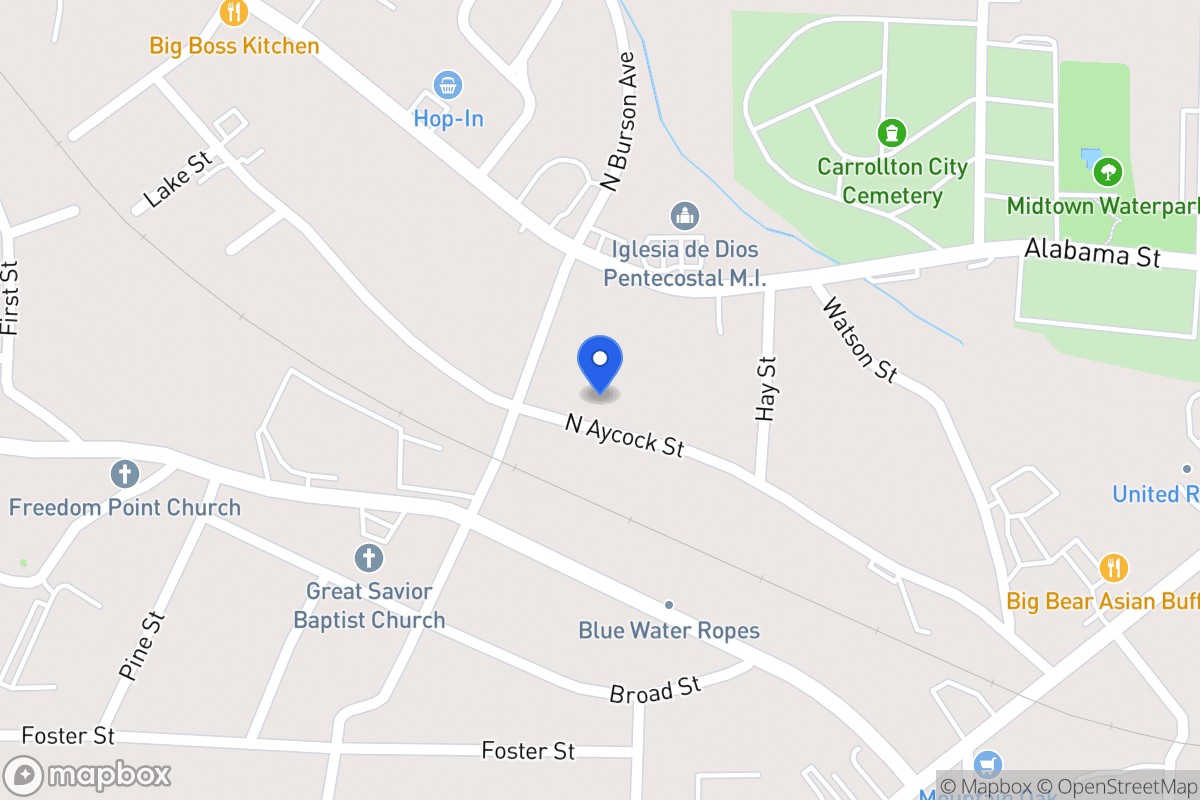 Map of 511 N Aycock St