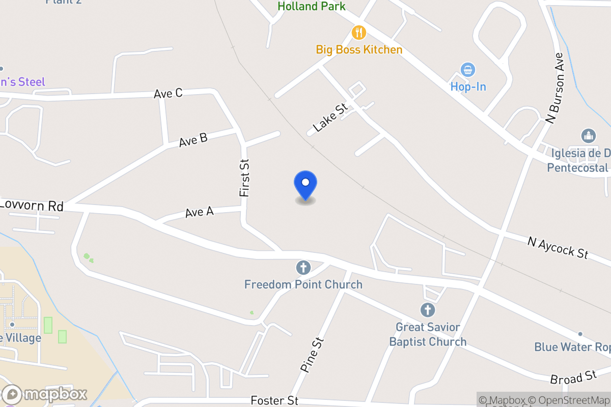 Map of 501 Lovvorn Rd