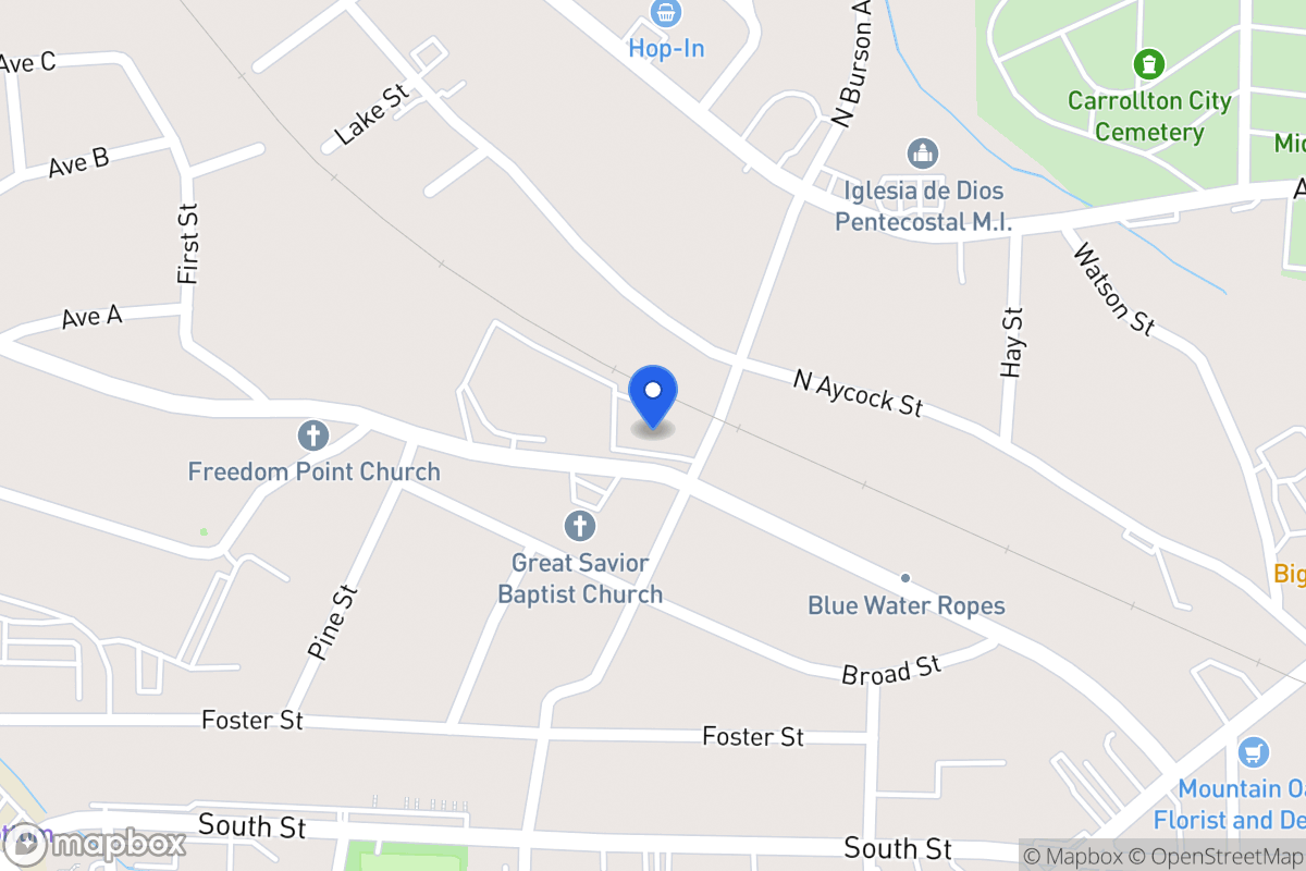 Map of 301 Lovvorn Rd