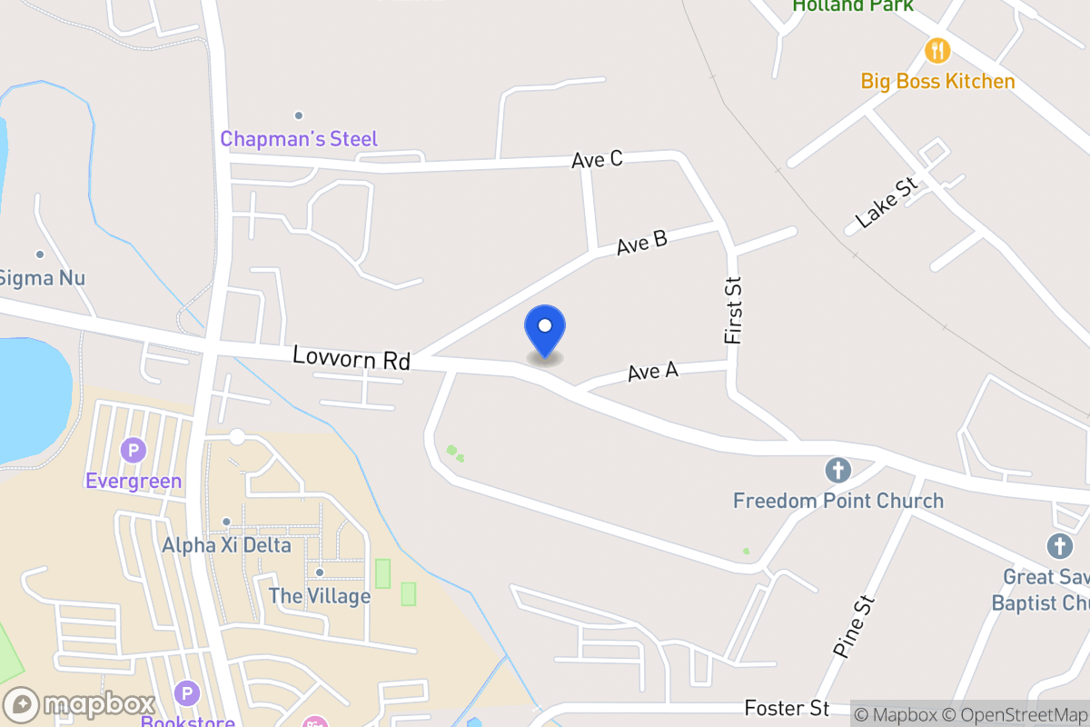 Map of 605 Lovvorn Rd