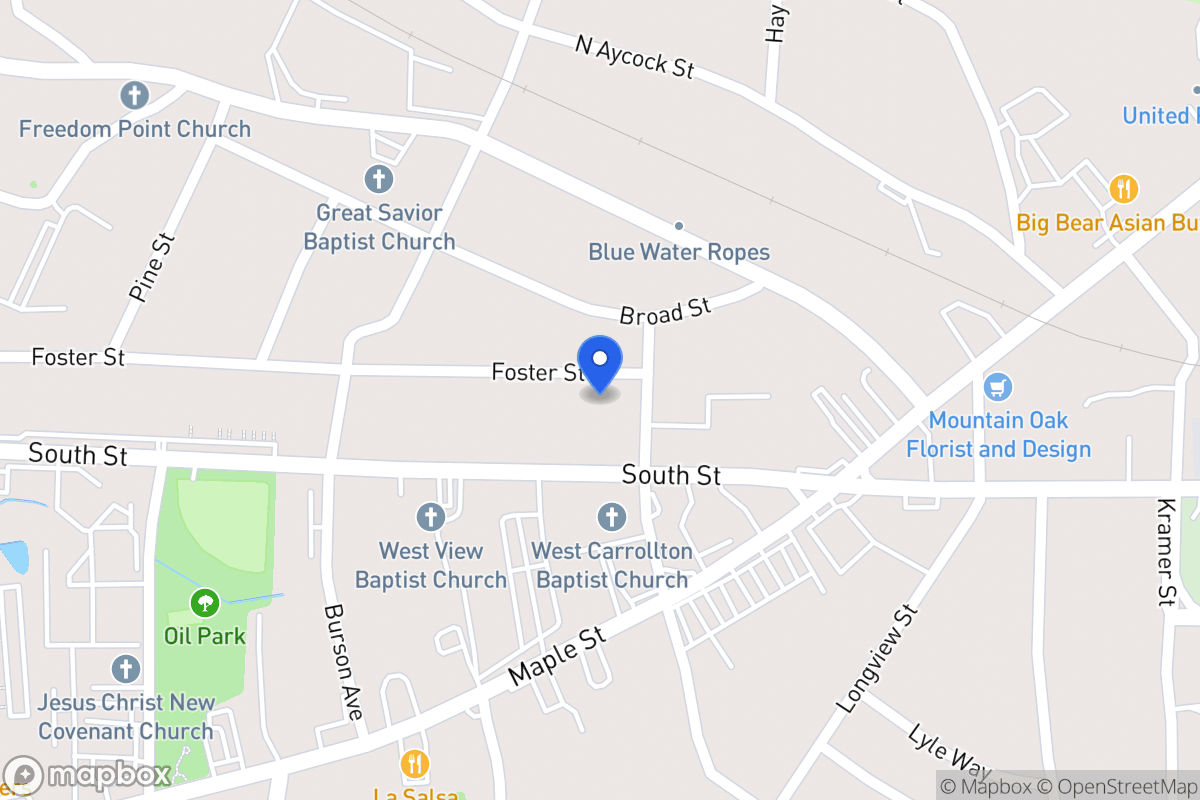 Map of 106 Foster St
