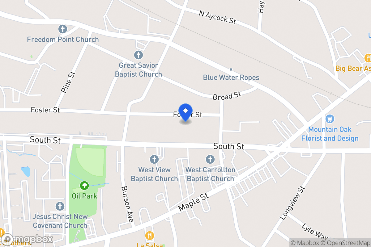 Map of 116 Foster St