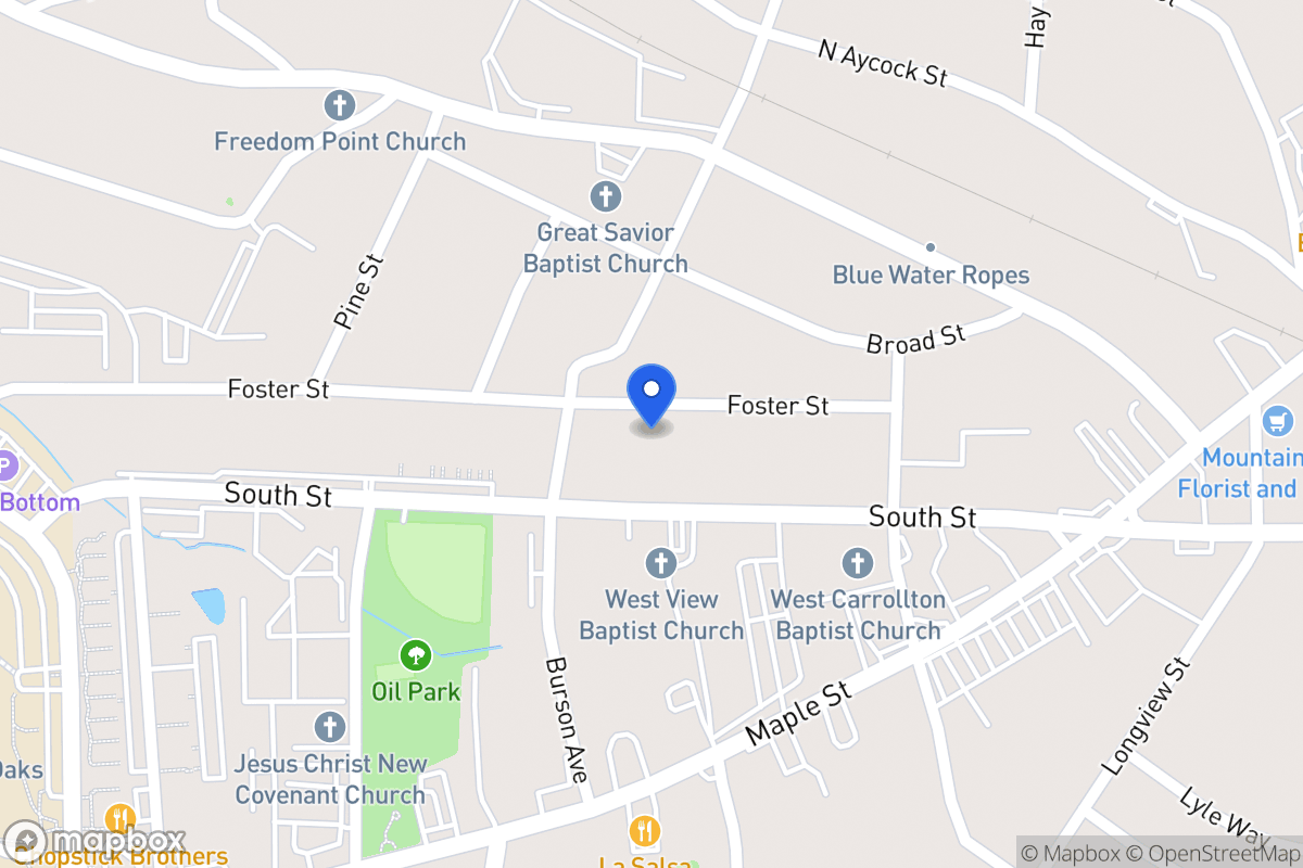 Map of 134 Foster St
