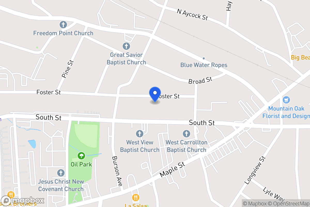 Map of 124 Foster St
