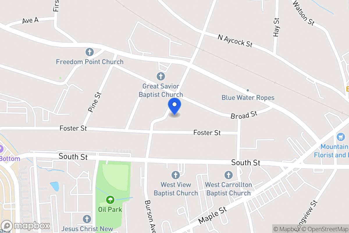 Map of 408 Burson Ave