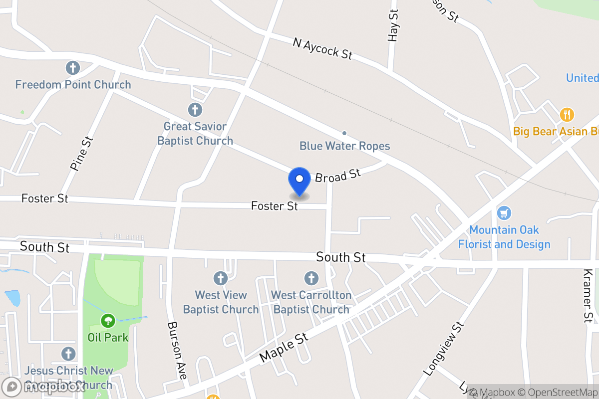 Map of Foster St