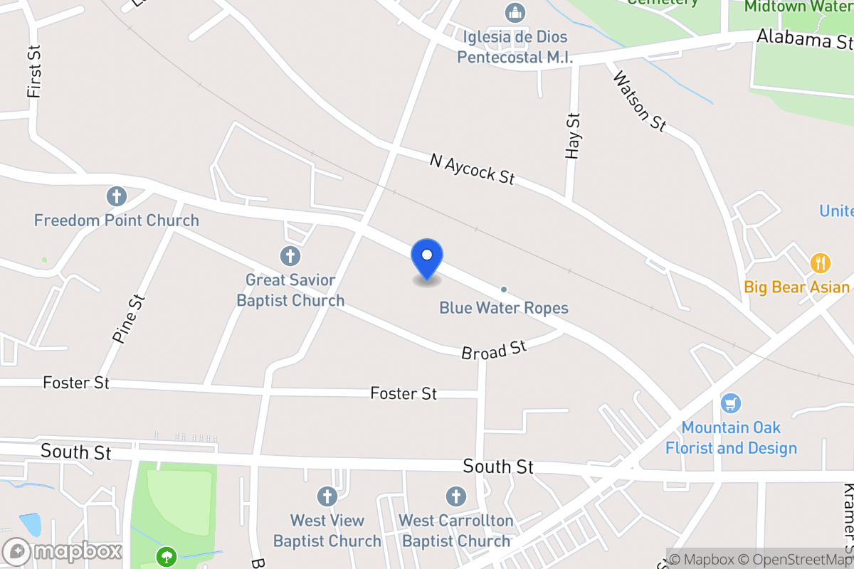 Map of 222 Lovvorn Rd