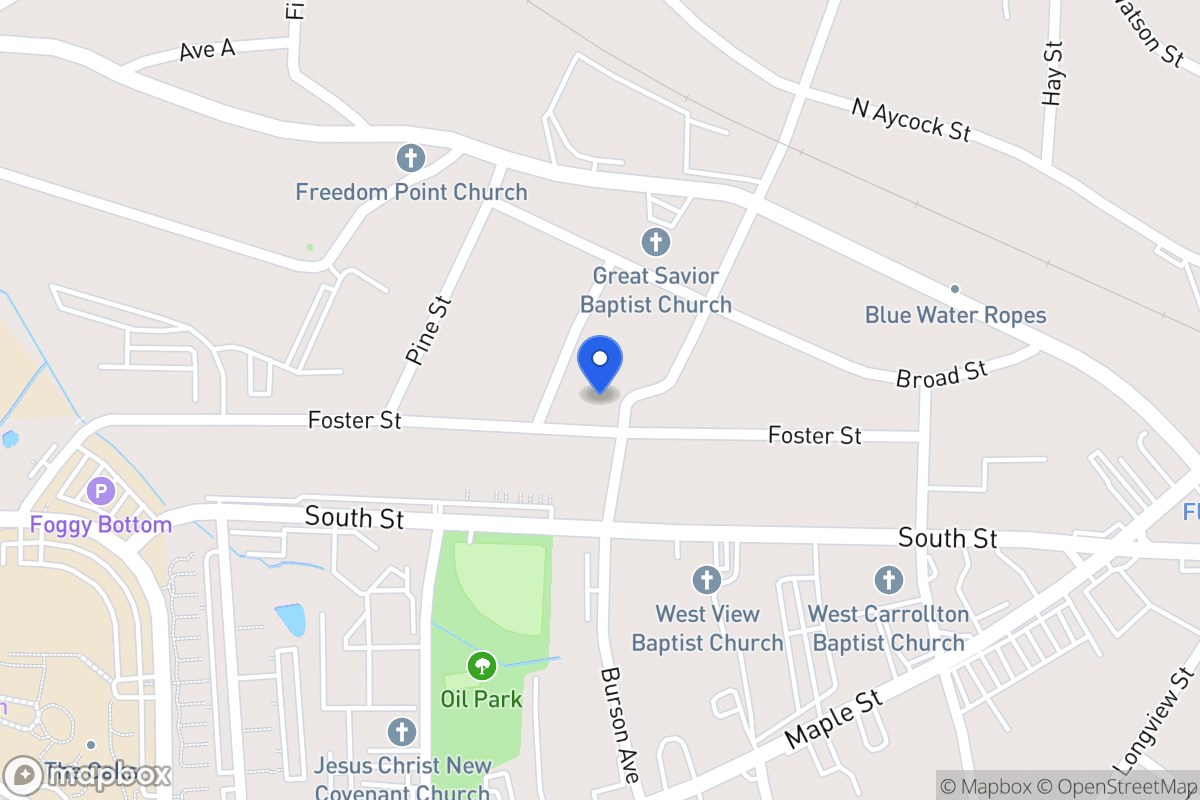 Map of 417 A&B Burson Ave