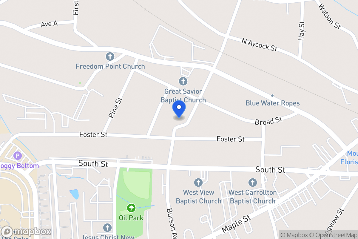 Map of 407 Burson Ave