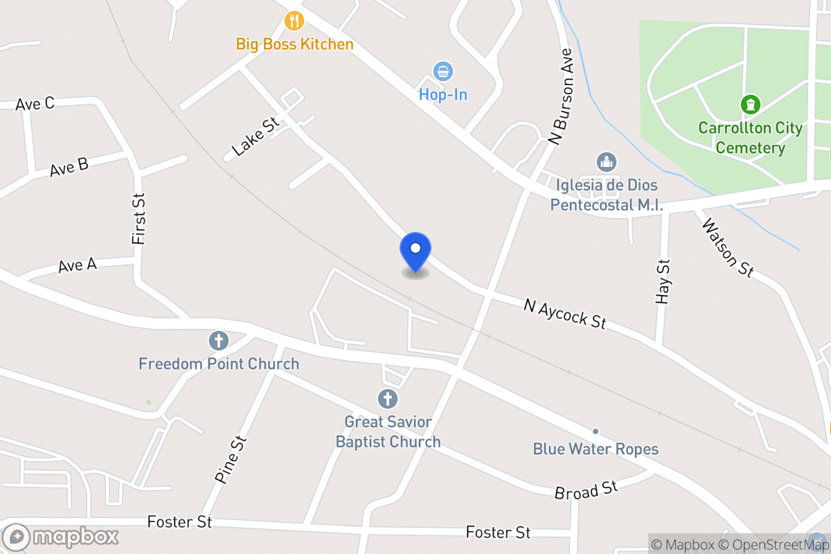 Map of 618 N Aycock St