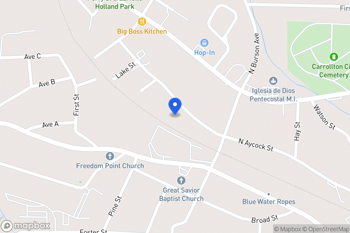 Map of 630 N Aycock St