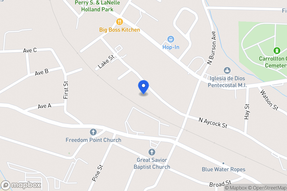 Map of 632 N Aycock St