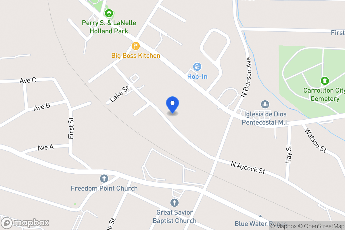 Map of 635 N Aycock St
