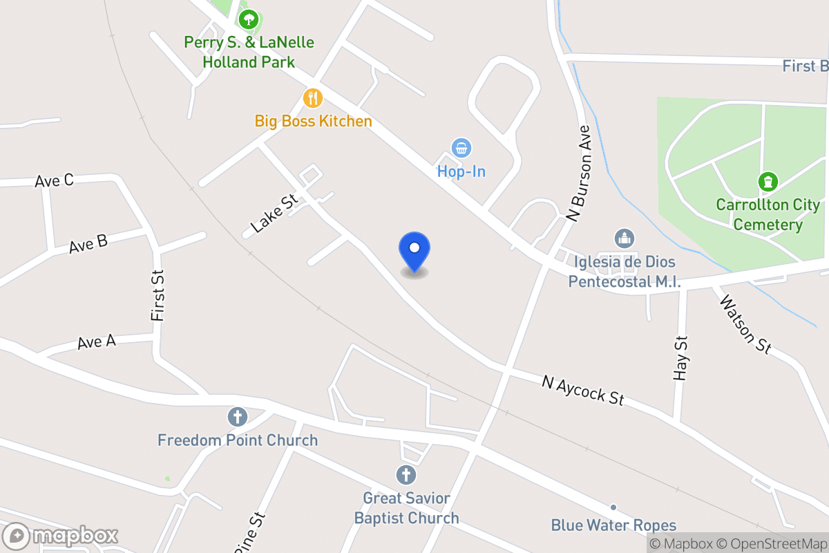 Map of 631 N Aycock St