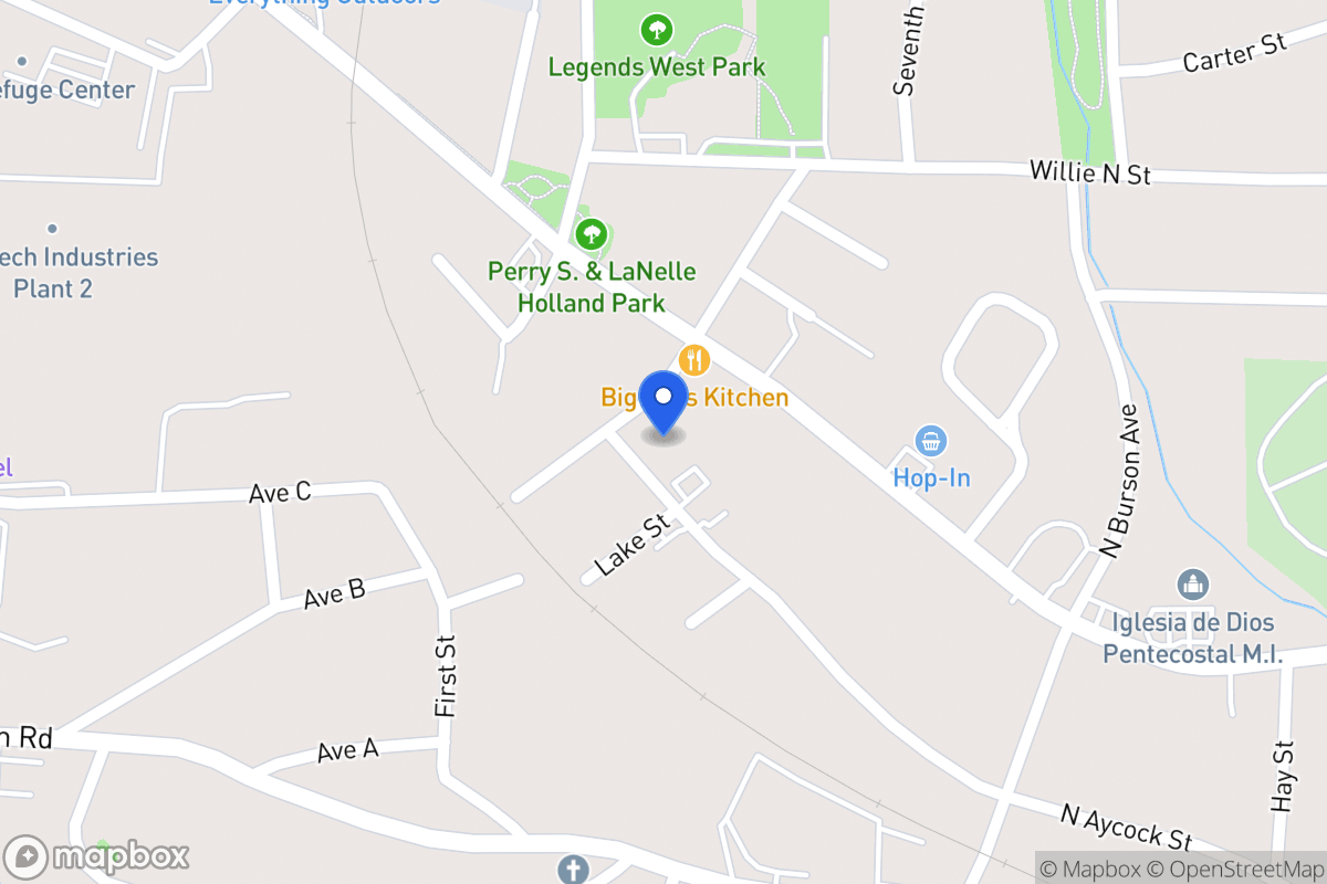 Map of 815 N Aycock St