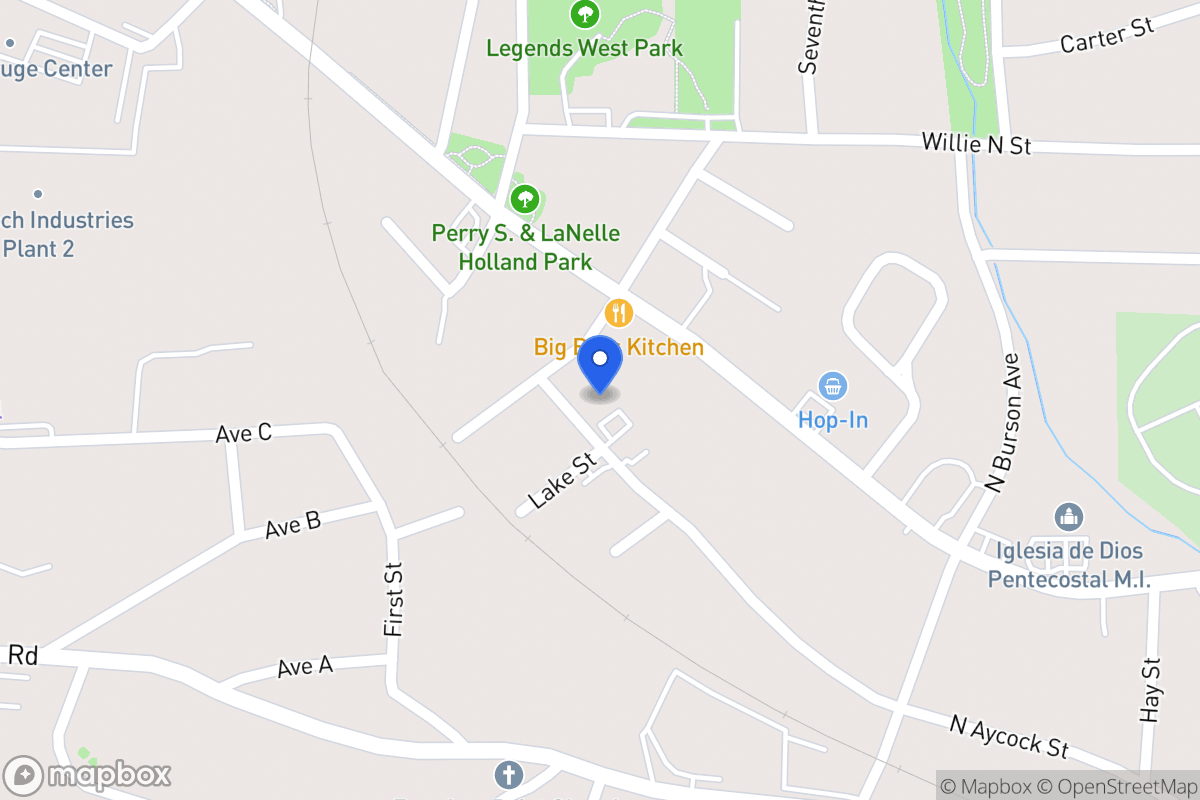 Map of 809 N Aycock St