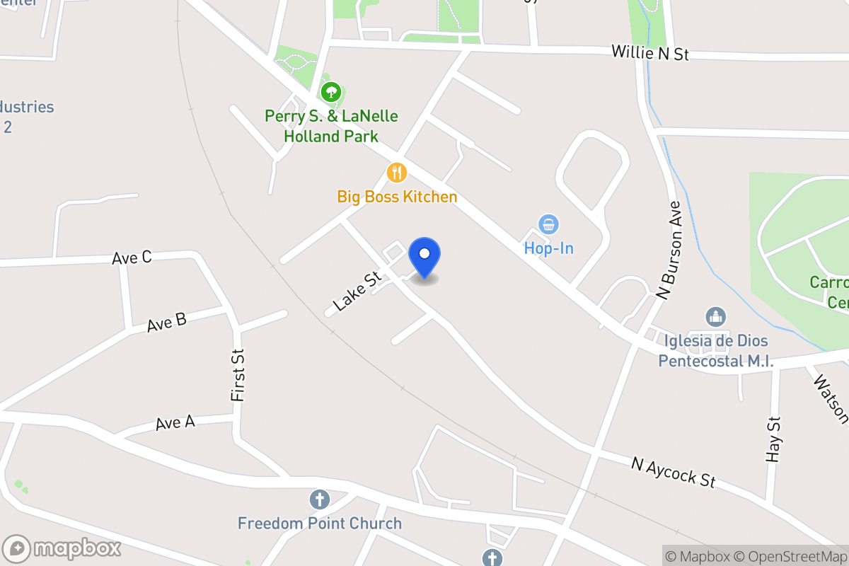 Map of 719 N Aycock St