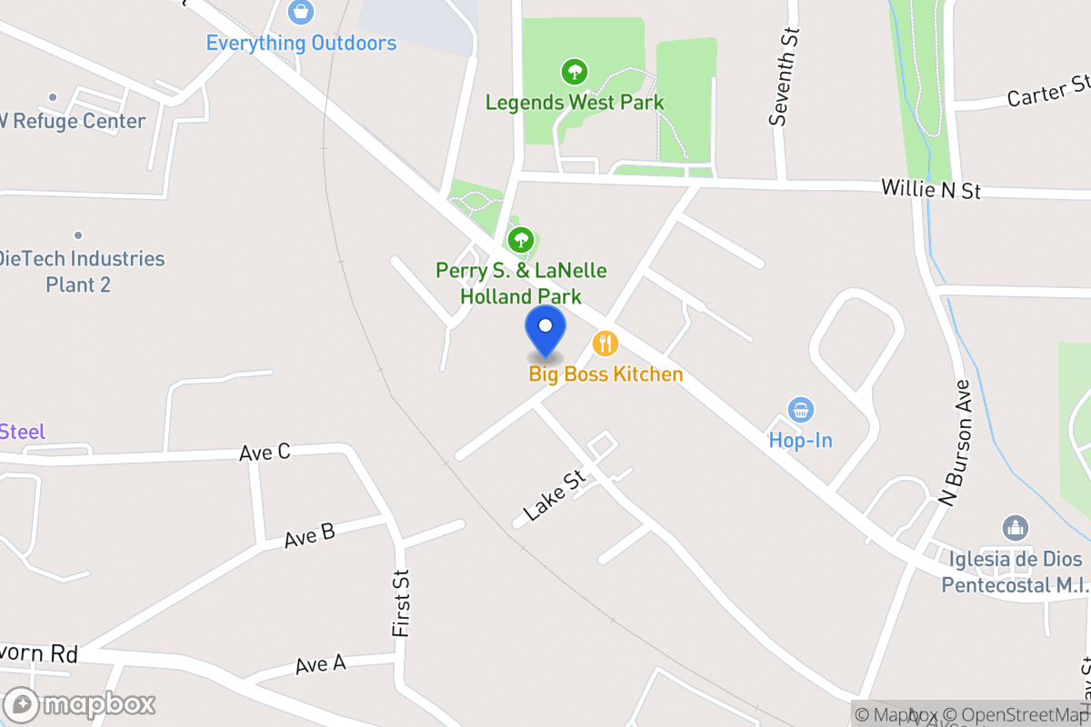 Map of 109 Jennie Mae Dyer St