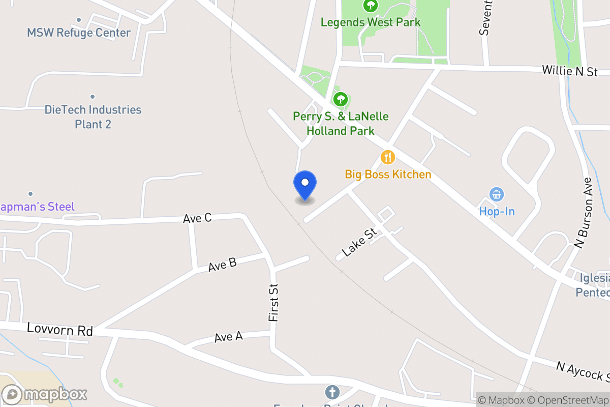 Map of 217 Jennie Mae Dyer St