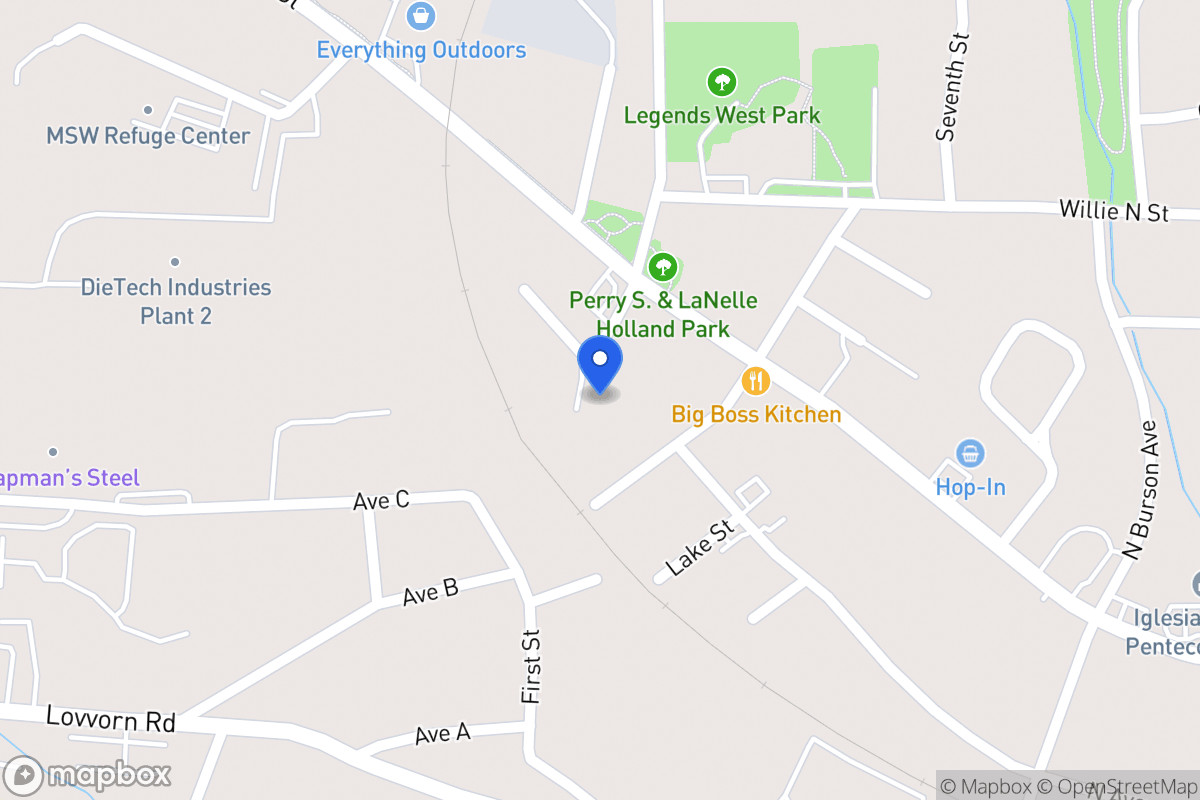 Map of 104 S Fourth St
