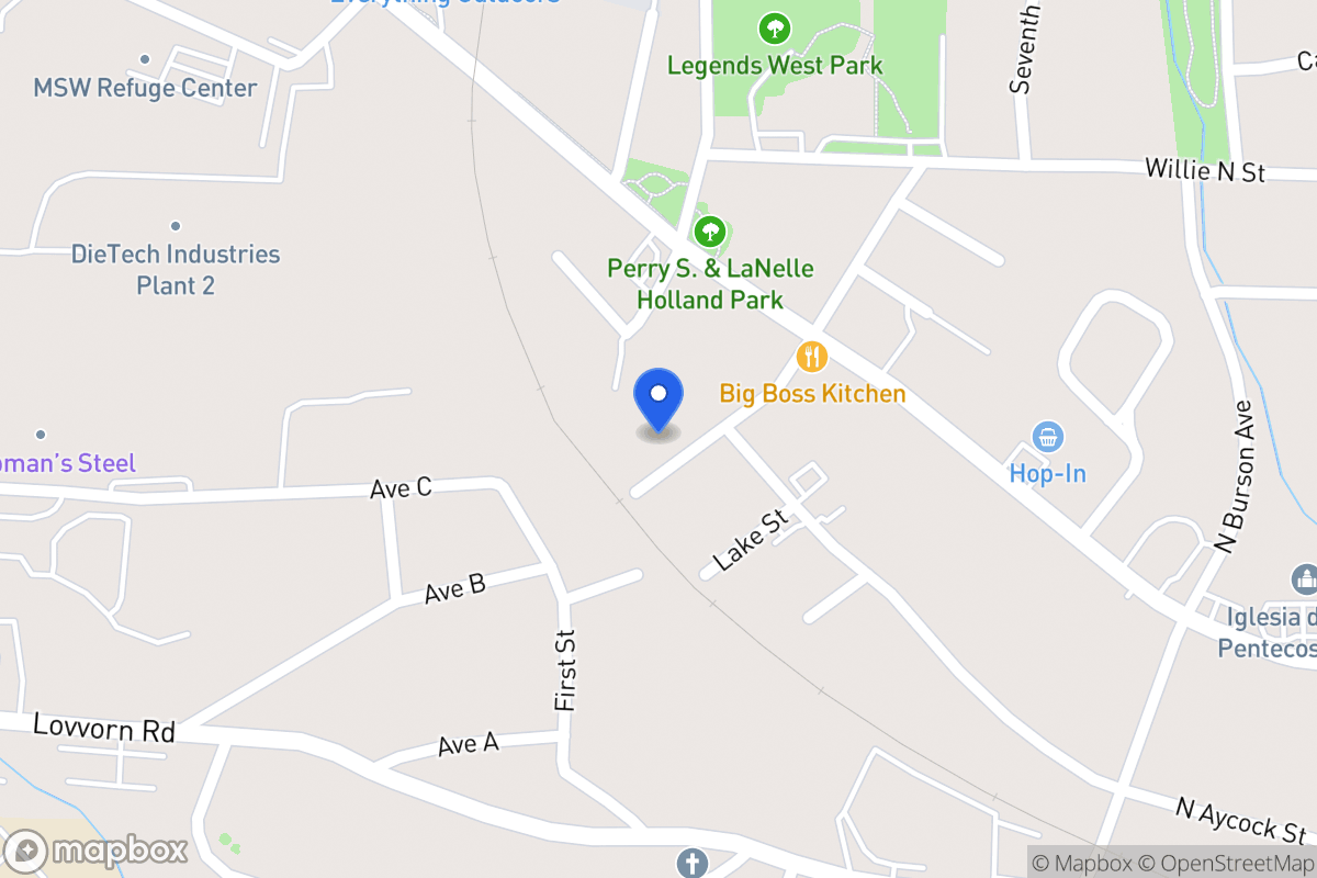 Map of 213 Jennie Mae Dyer St