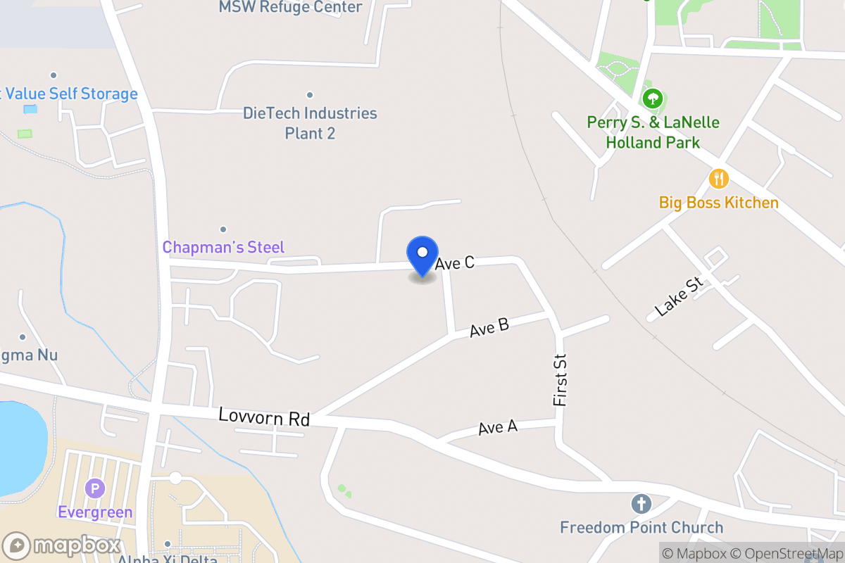 Map of 114 Second St
