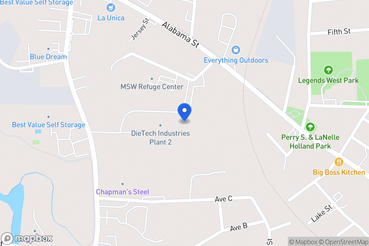 Map of 1001 Alabama St