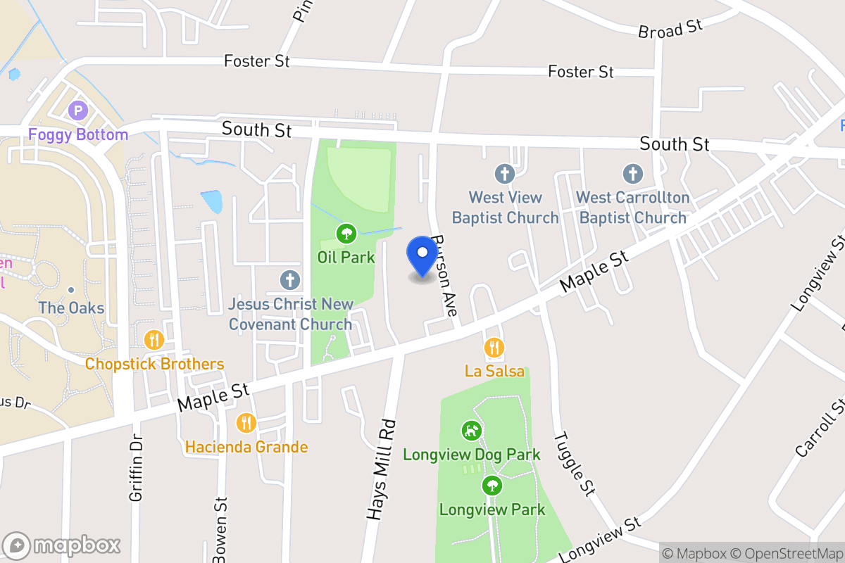Map of 643 Burson Ave