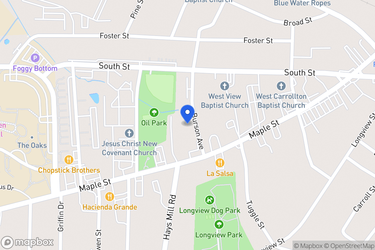 Map of 637 Burson Ave
