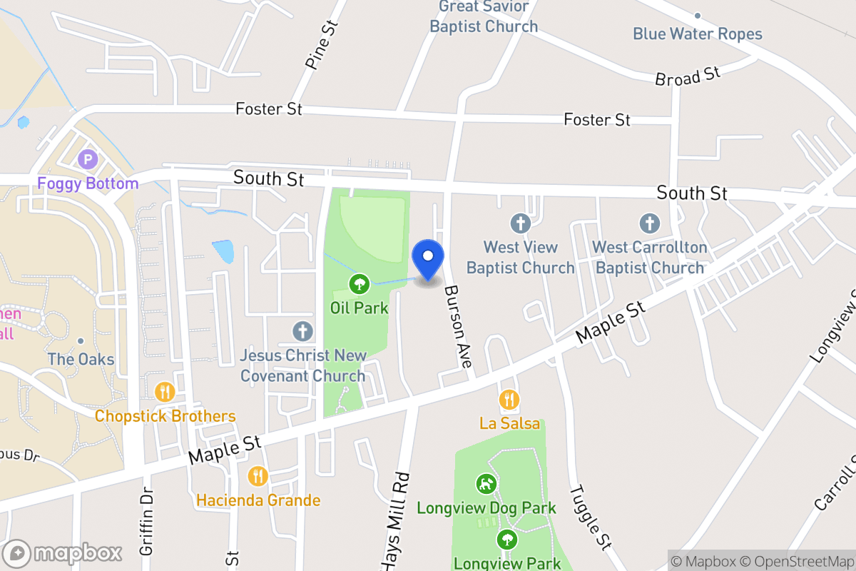 Map of 627 Burson Ave