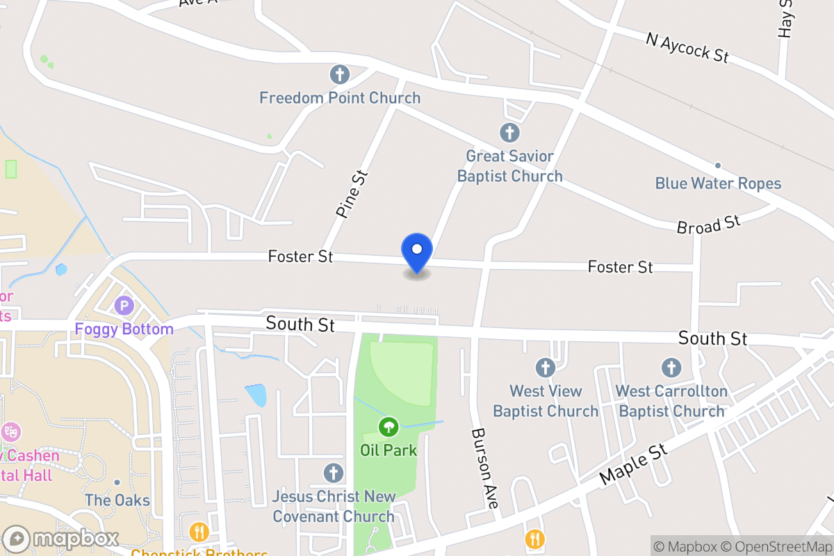 Map of 212 Foster St