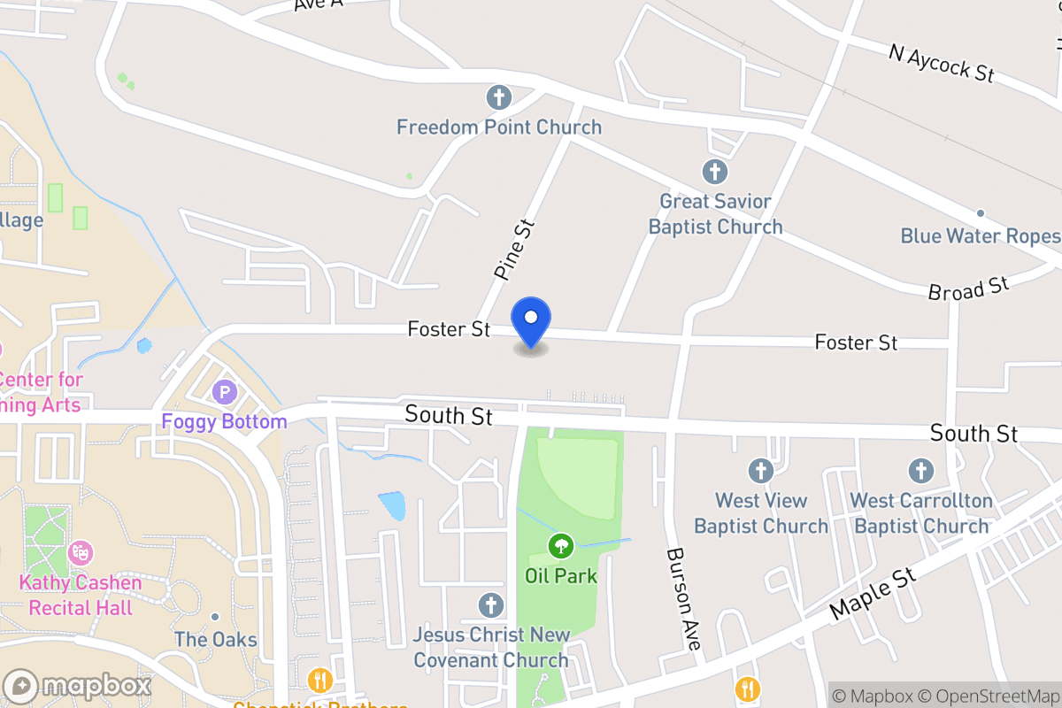 Map of 220 Foster St