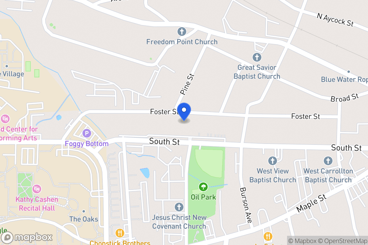 Map of 222 Foster St