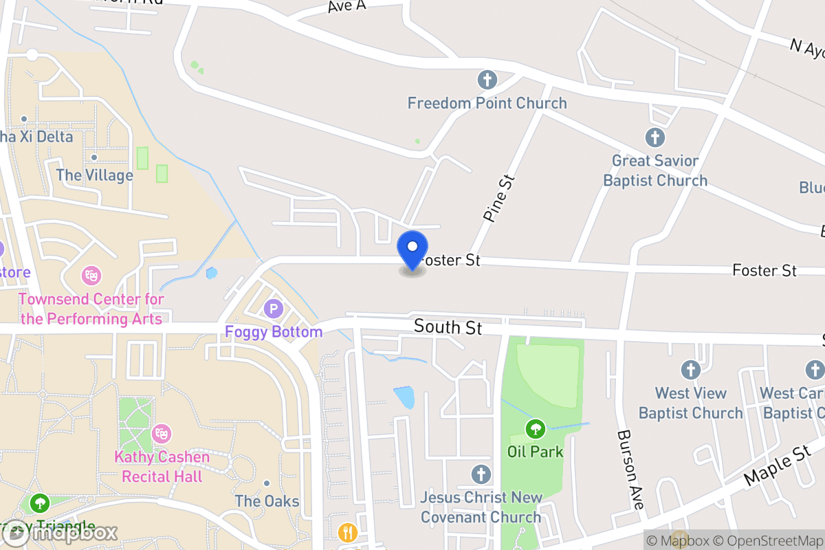 Map of 308 Foster St