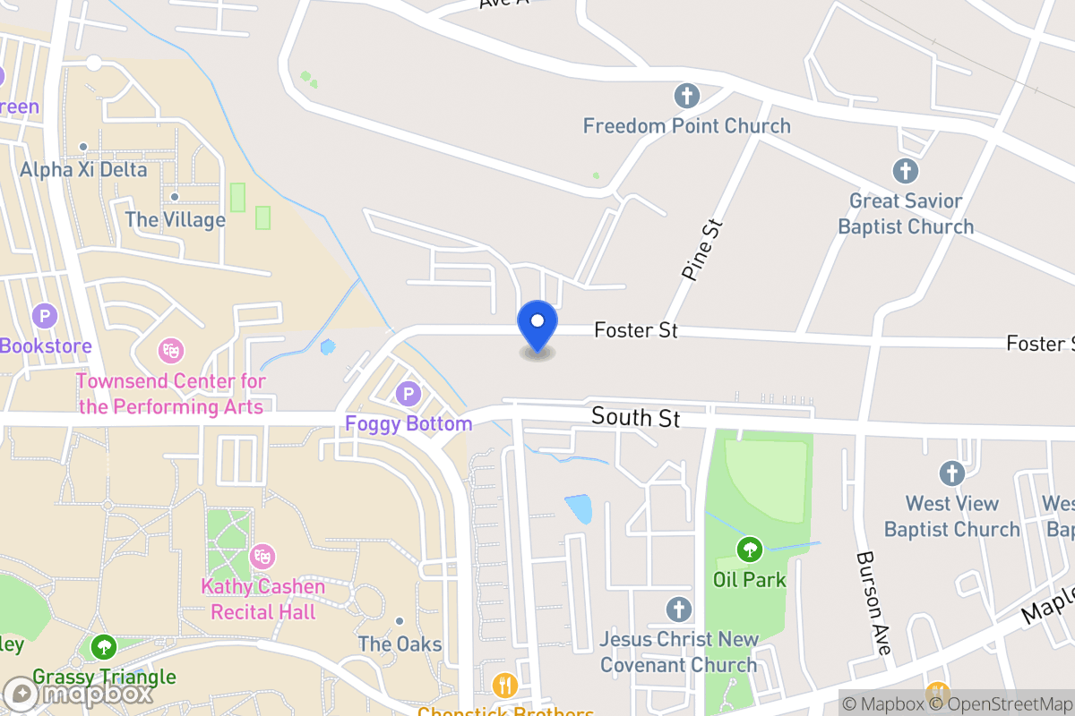 Map of 320 Foster St