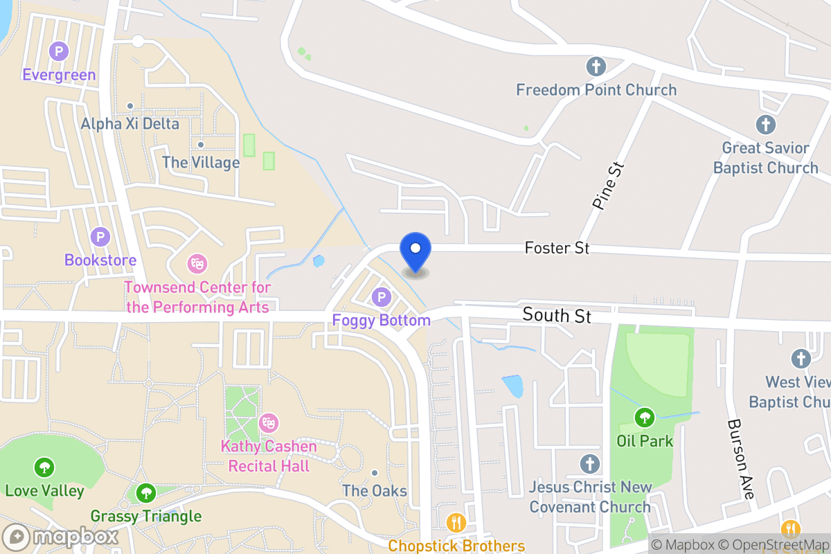 Map of 332 Foster St