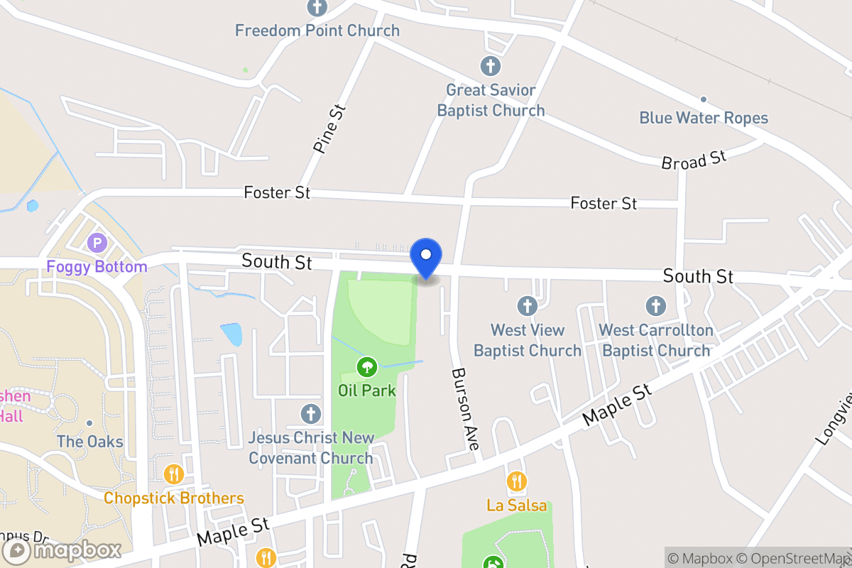 Map of 601 Burson Ave