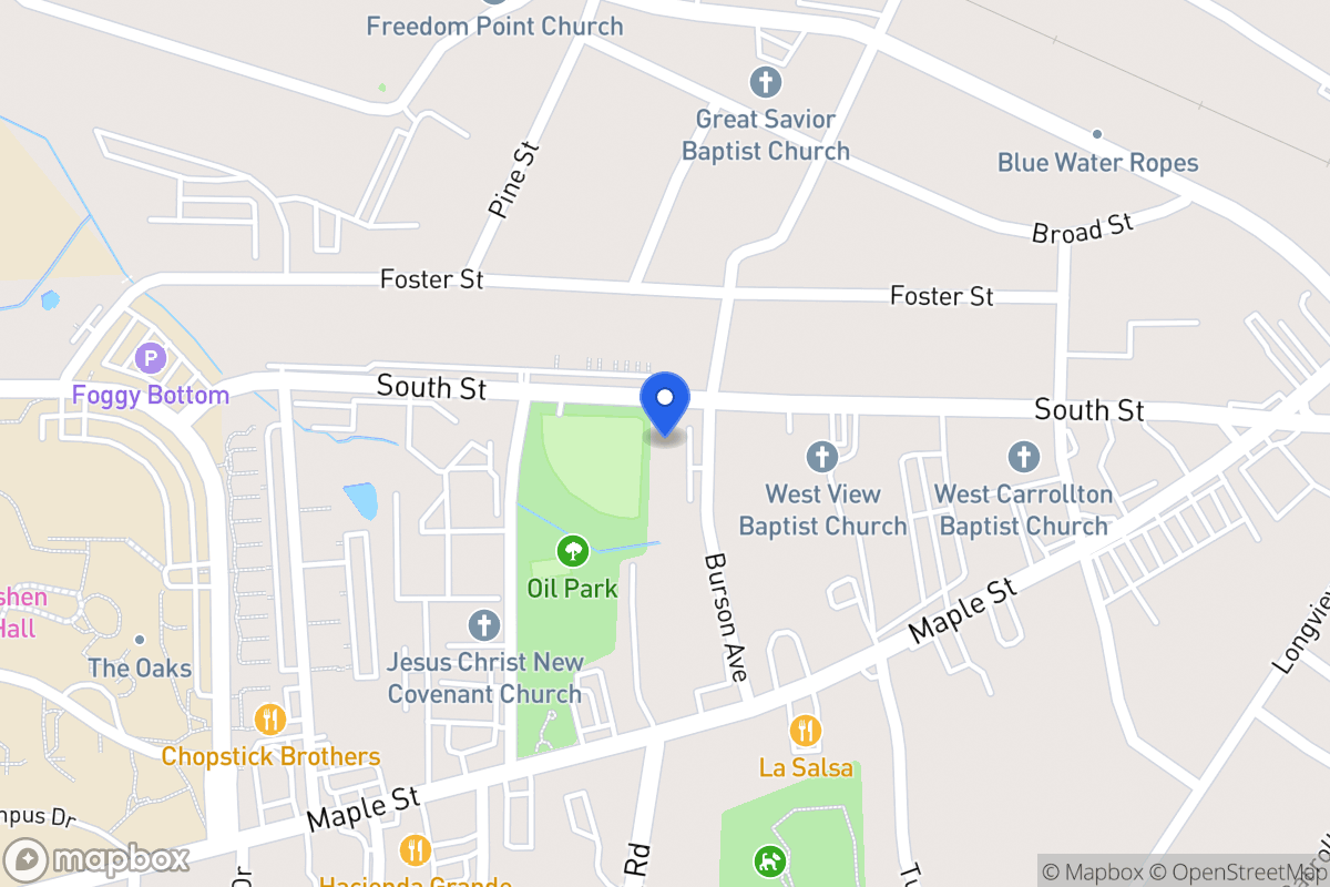 Map of 607 Burson Ave