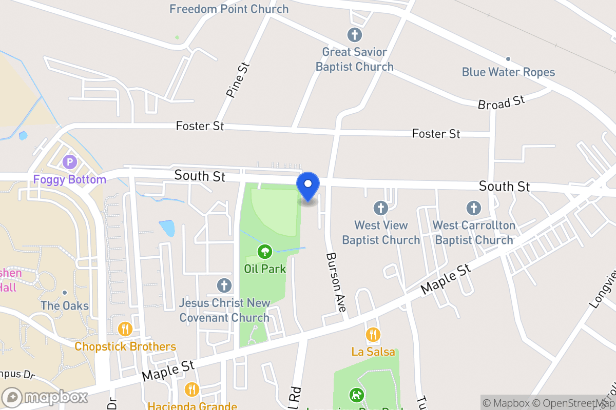 Map of 609 Burson Ave