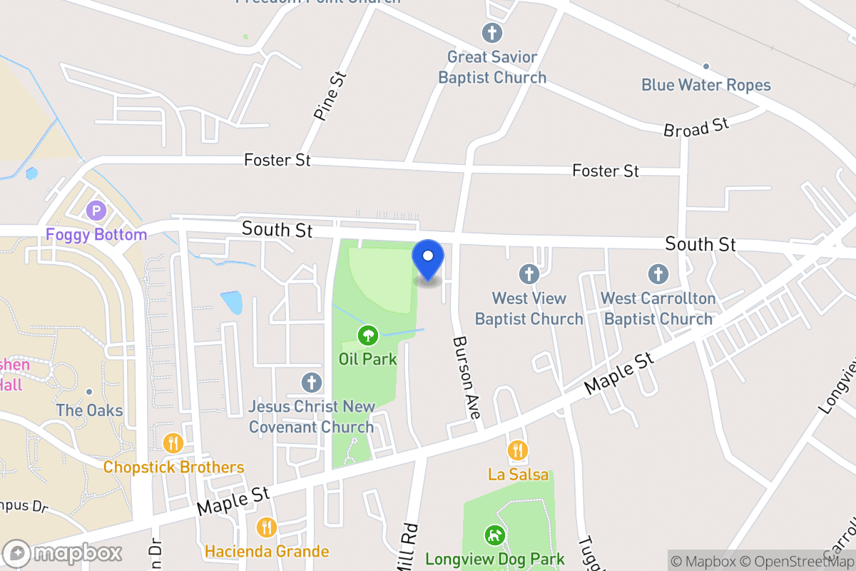 Map of 615 Burson Ave