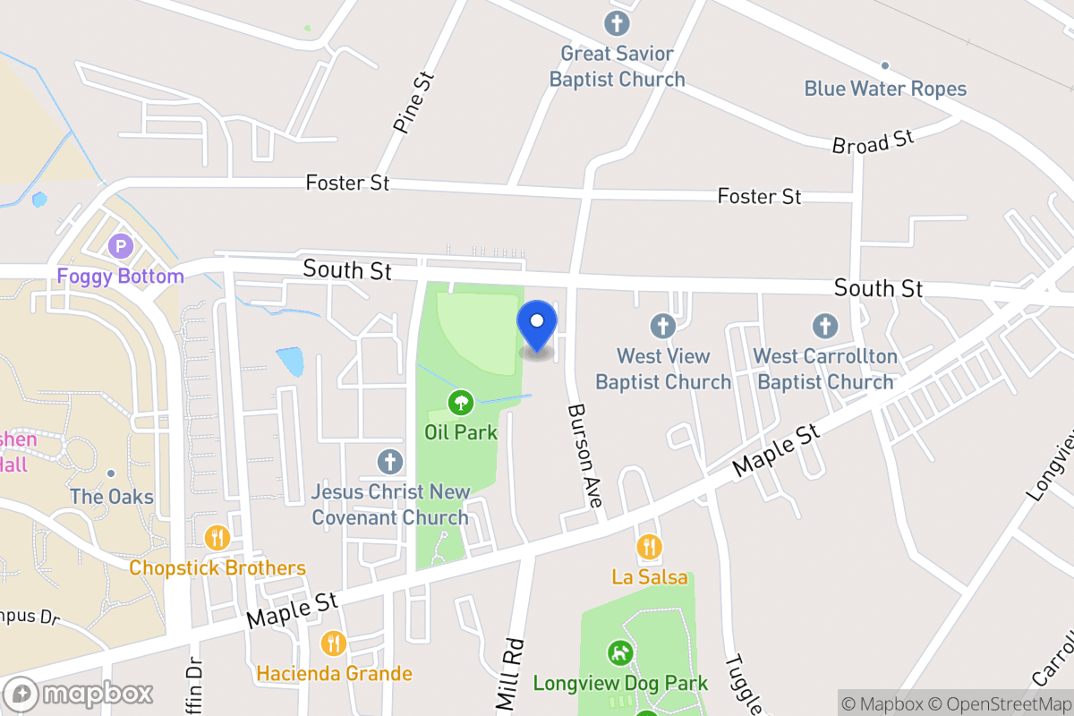 Map of 621 Burson Ave