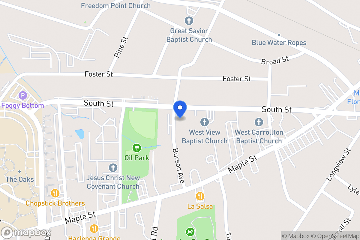 Map of 602 Burson Ave