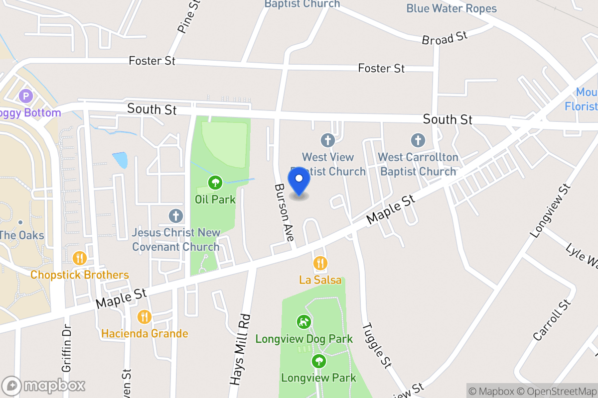 Map of 638 Burson Ave