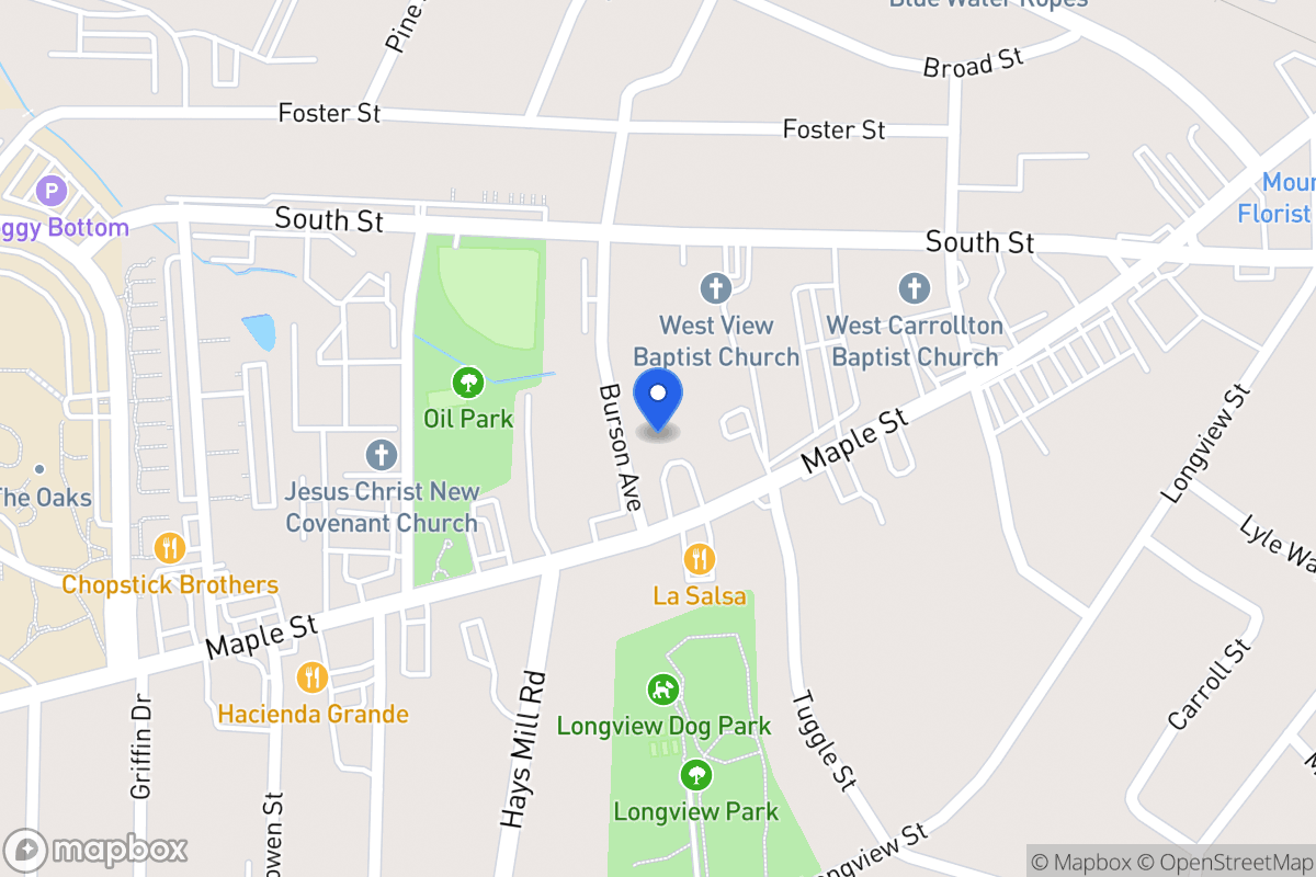 Map of 642 Burson Ave