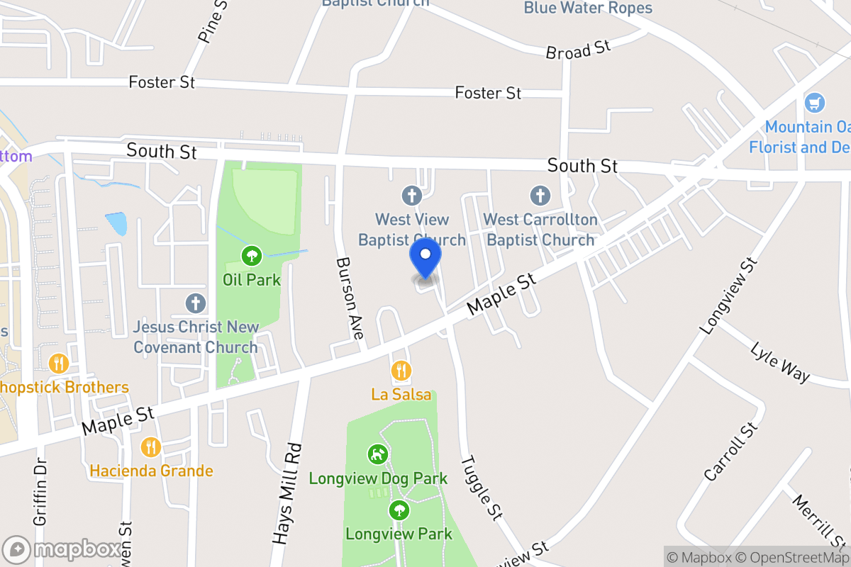 Map of 1001 Maple St