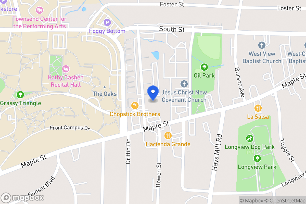 Map of 115 Cunningham Dr