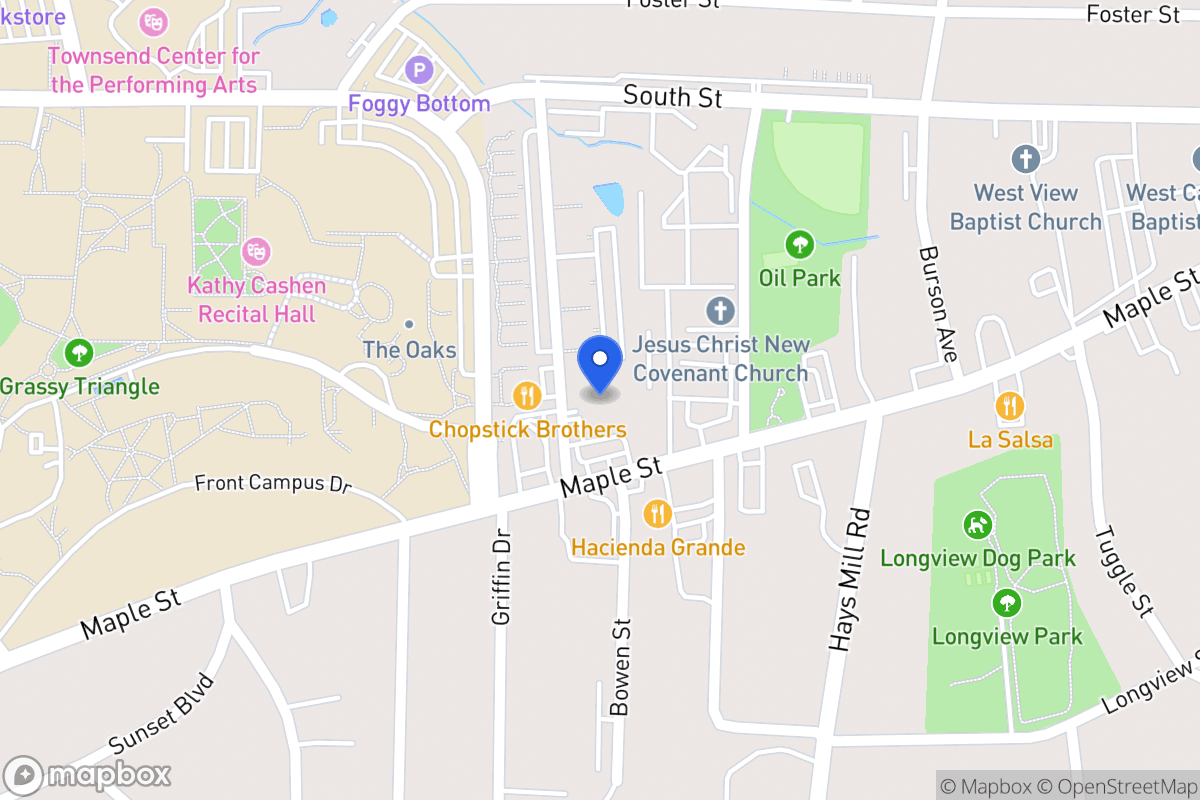 Map of 109 Cunningham Dr