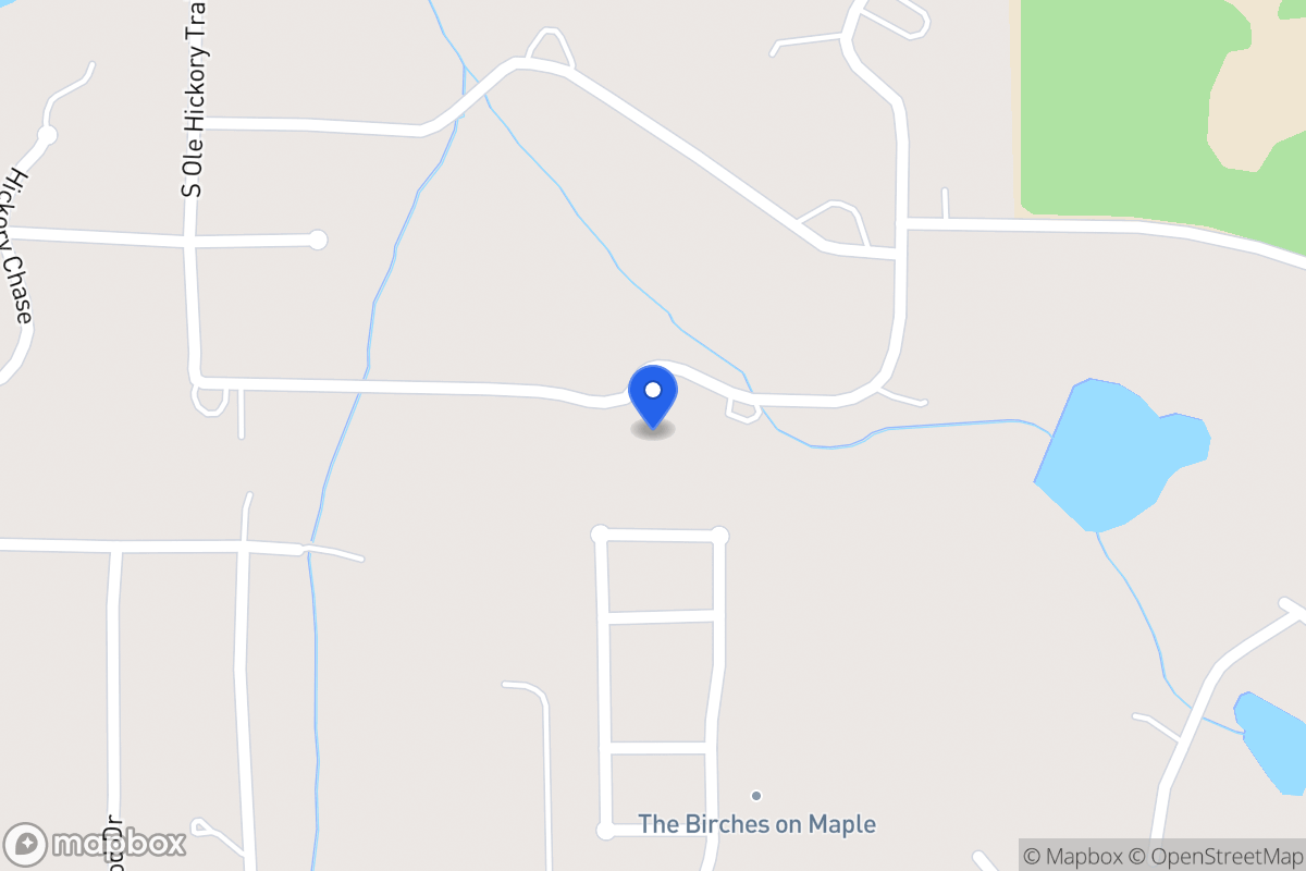 Map of 114 S Ole Hickory Trl