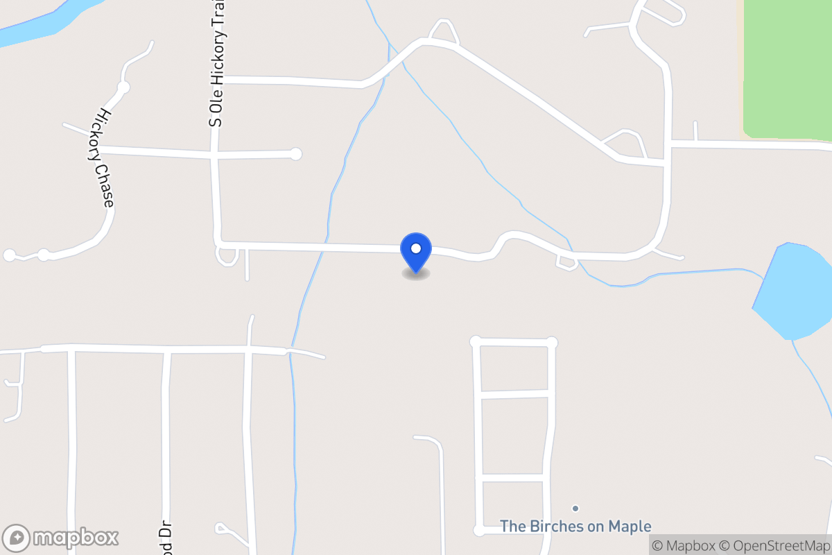 Map of 119 S Ole Hickory Trl